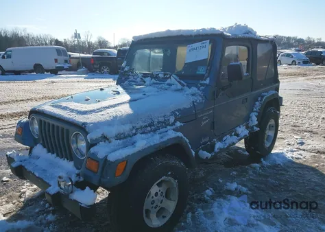1999 Jeep Wrangler Sport from USA, damaged, VIN 1J4FY19S6XP451393